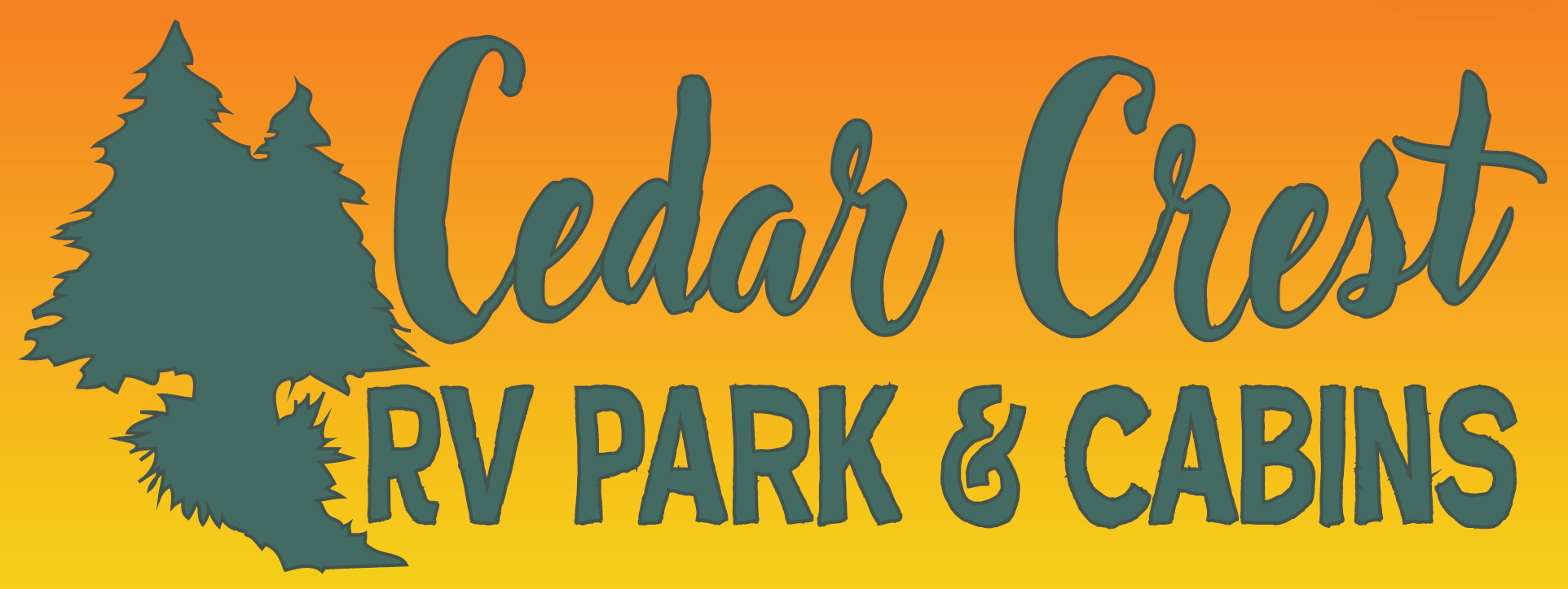 Cedar Crest RV Park Updated Logo